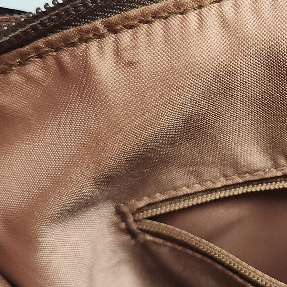 Fossil Canvas Crossbody / Shoulder Bag Purse - Picture 12 of 13